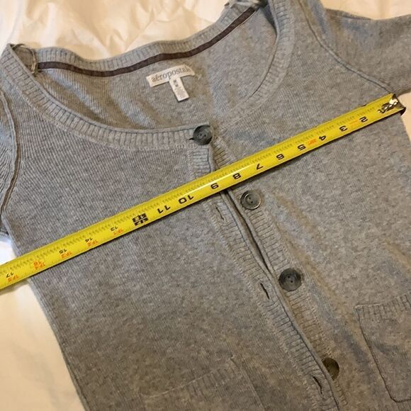 AEROPOSTALE, sweater, button up, cotton/acrylic, medium, great condition - Picture 9 of 12